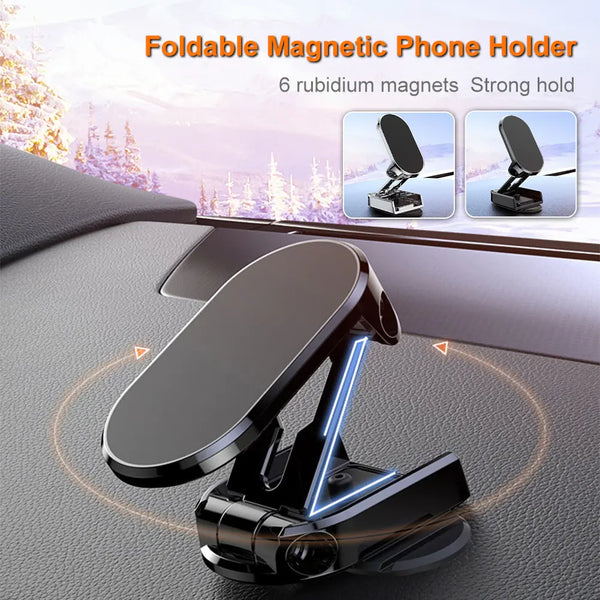 Magnetic Car Phone Holder | Rotatable Phone Stand | Trendy Oasis